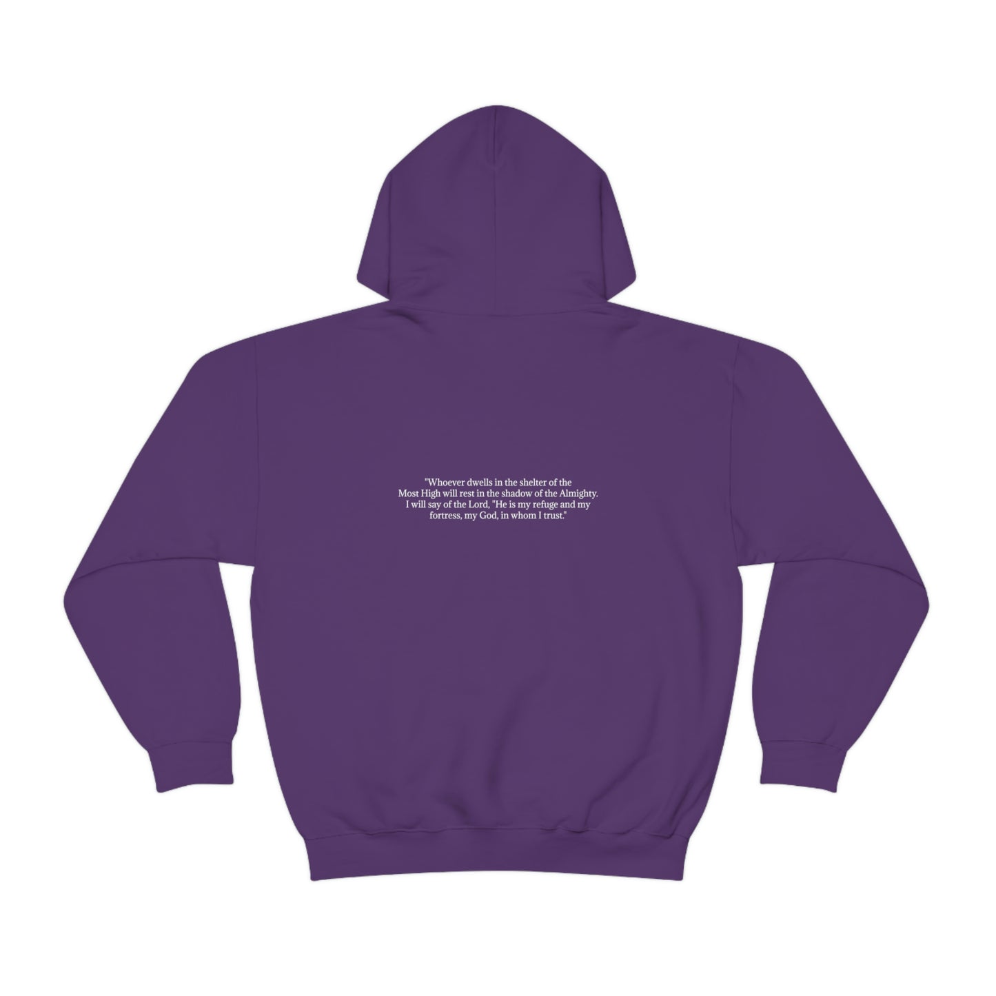 Psalm 91:1-2 Hooded Sweatshirt Unisex