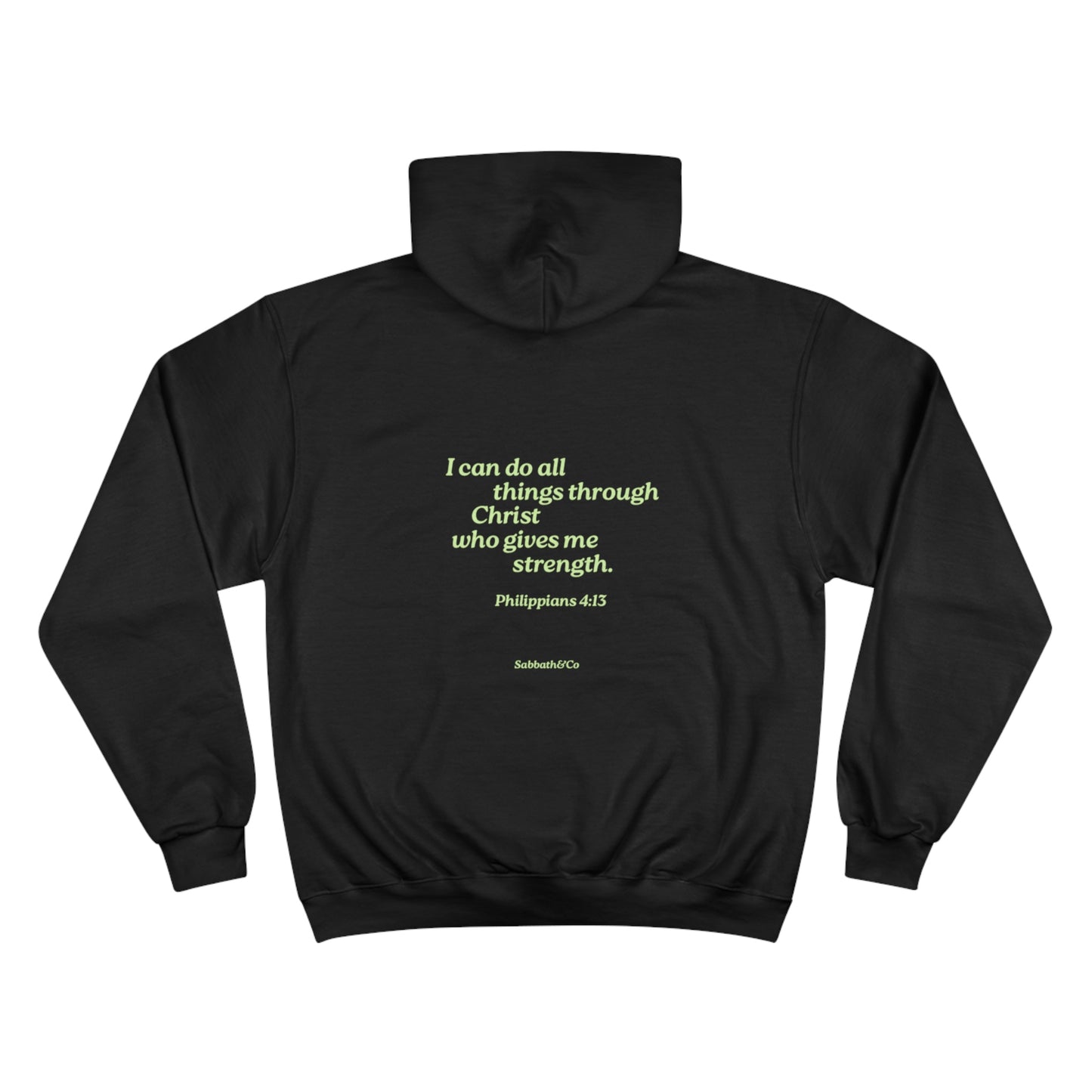 Philippians 4:13 Champion Hoodie