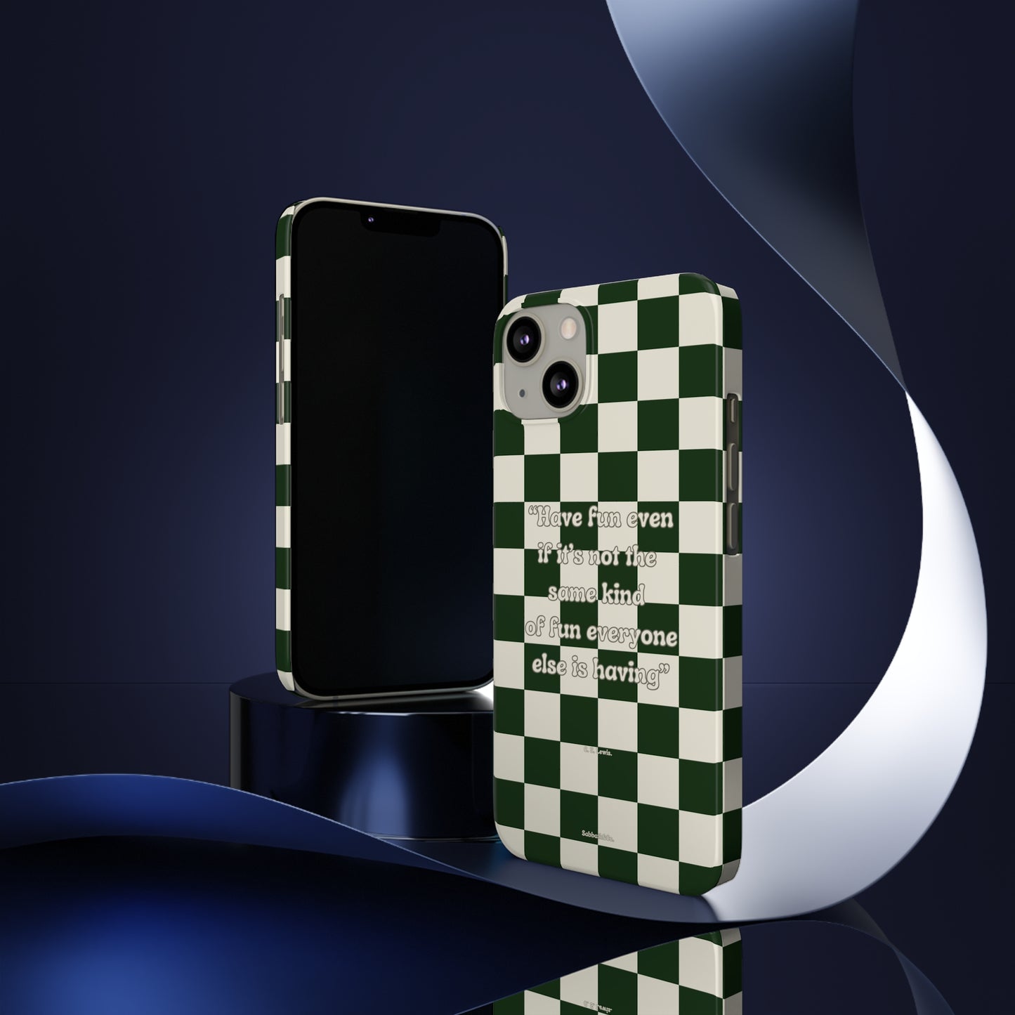 Phone Case Checkered Have Fun