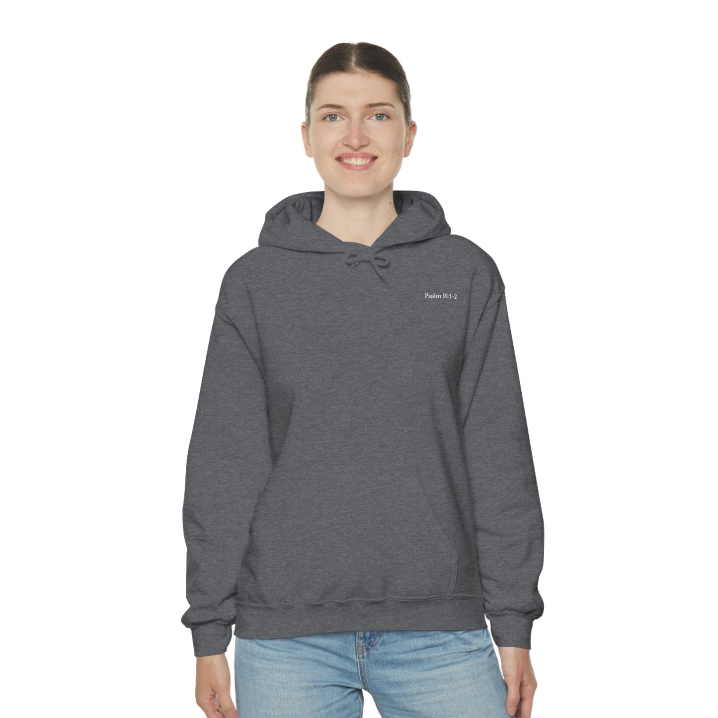 Psalm 91:1-2 Hooded Sweatshirt Unisex