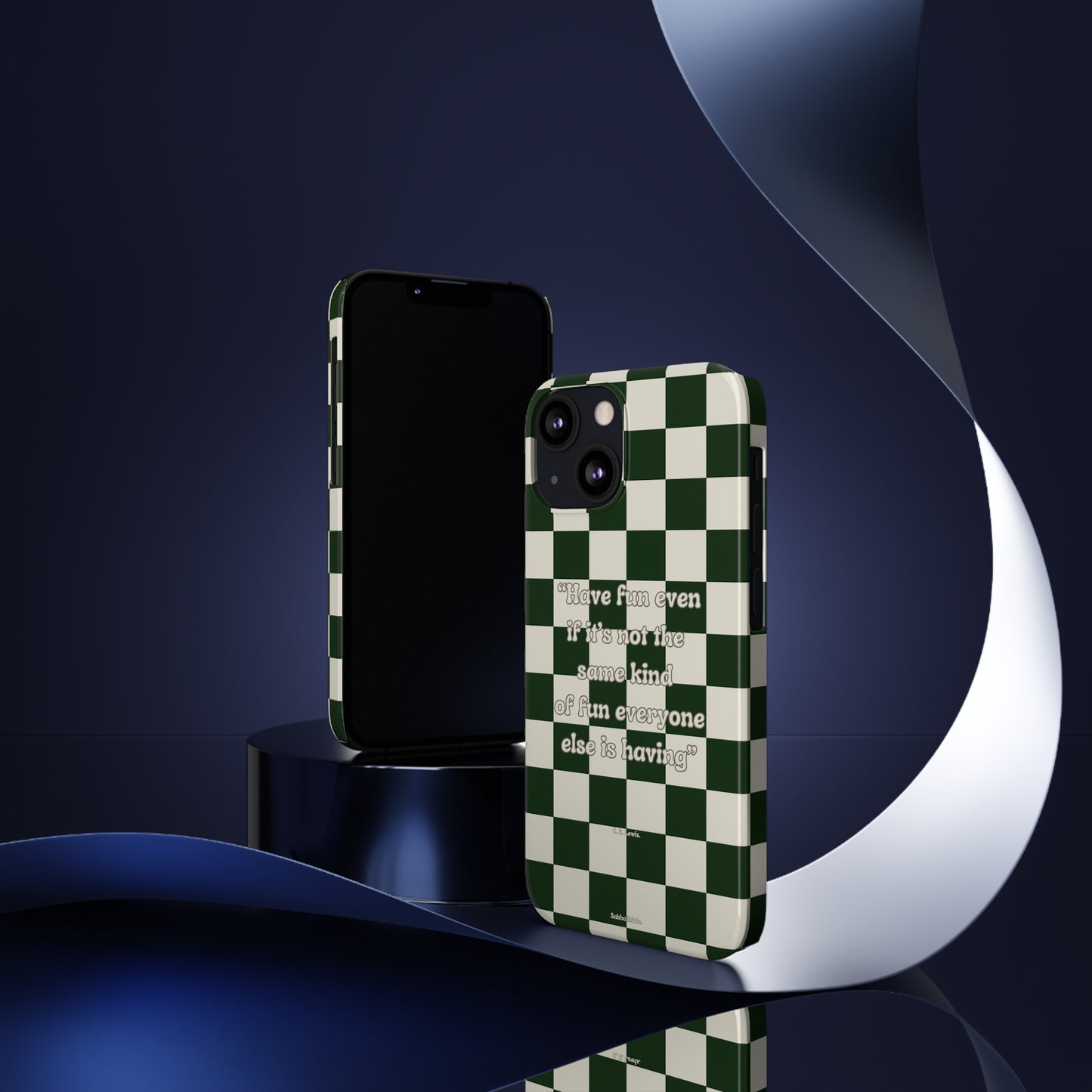 Phone Case Checkered Have Fun