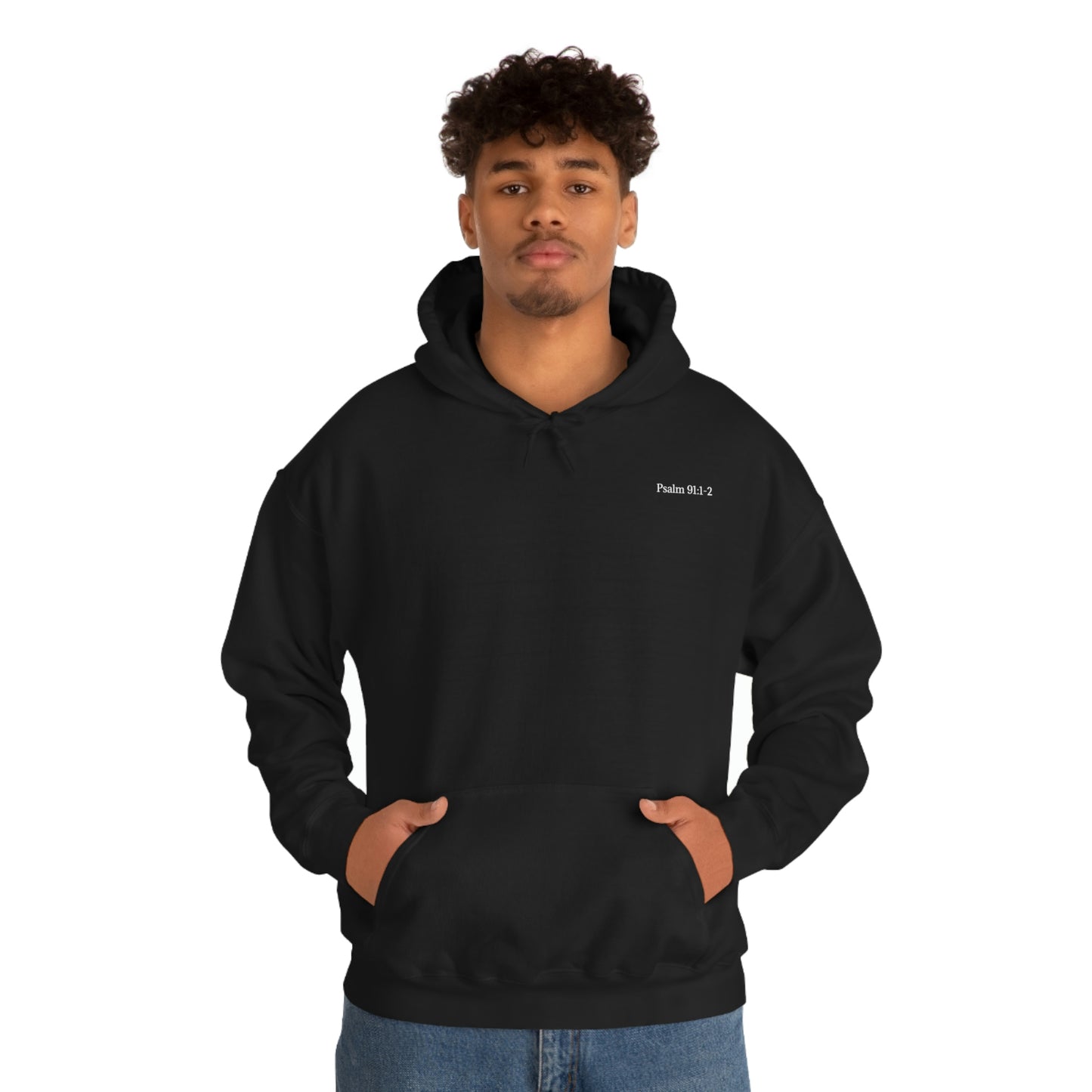 Psalm 91:1-2 Hooded Sweatshirt Unisex