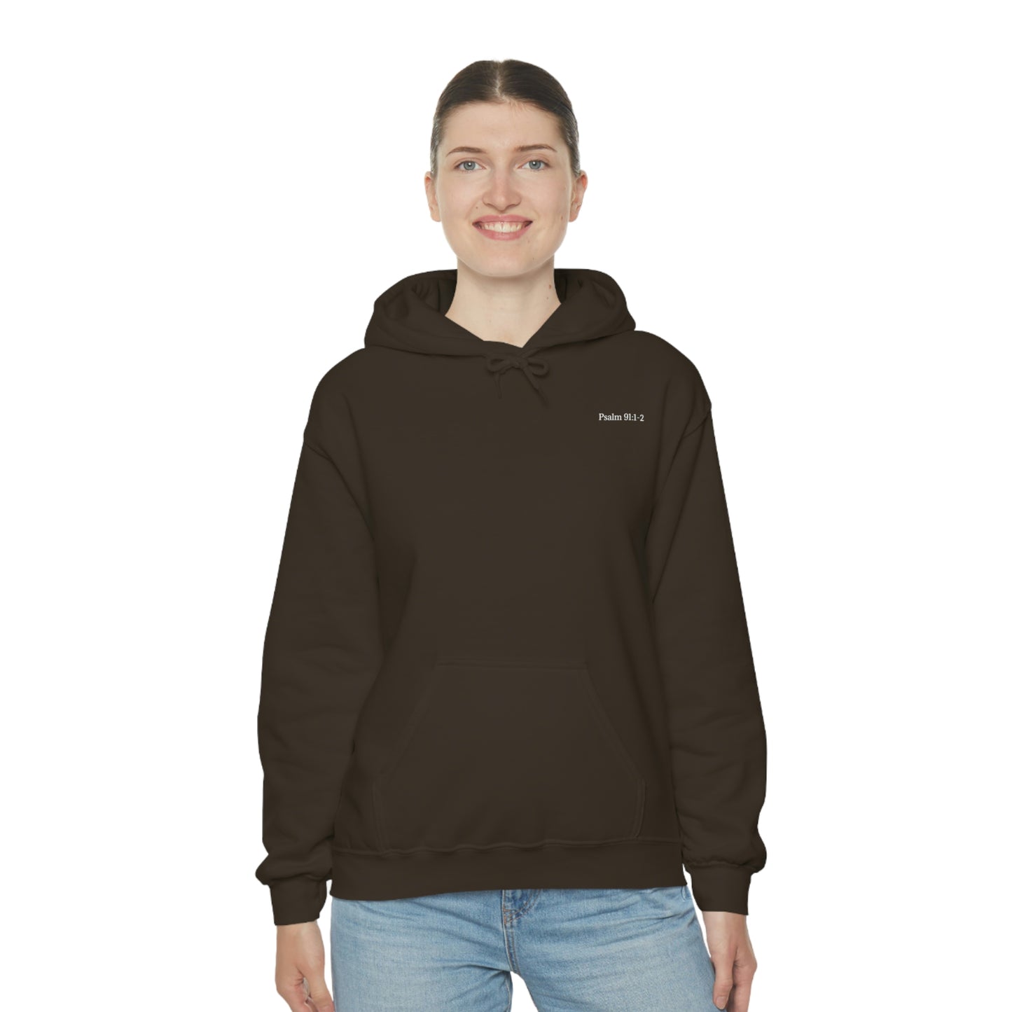 Psalm 91:1-2 Hooded Sweatshirt Unisex