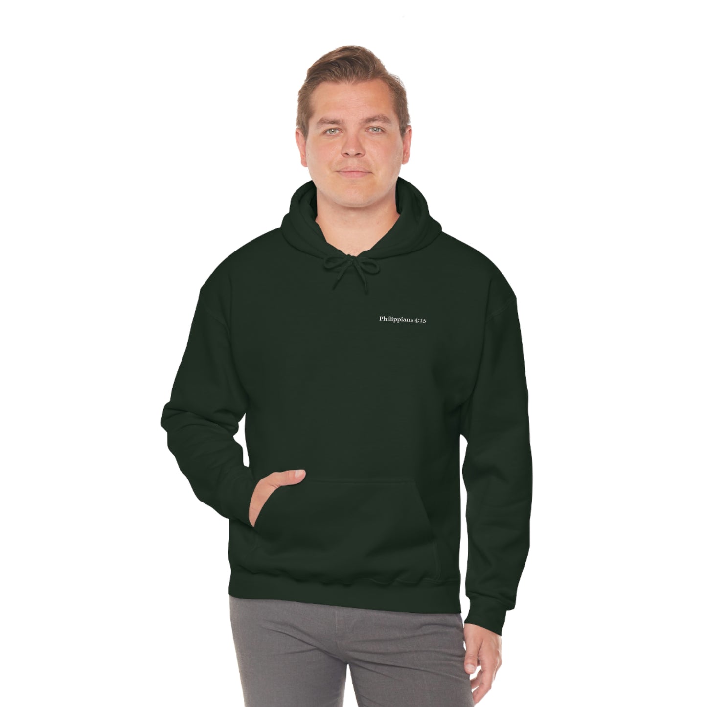 Philippians 4:13 Unisex Heavy Blend™ Hooded Sweatshirt